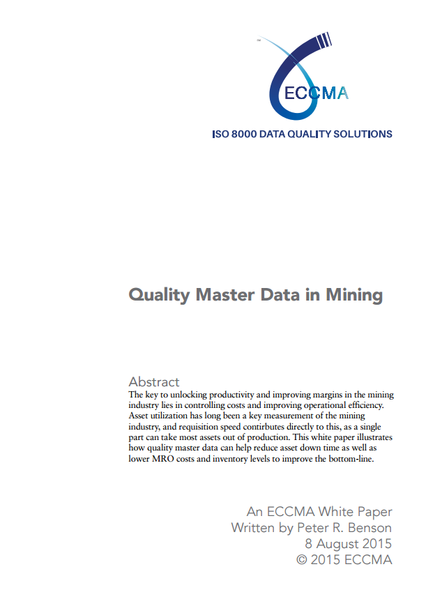Quality Data in the Mining Industry