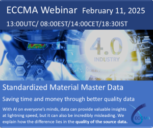 Standardized Material Master Data: Saving Time and Money through Better Quality Data - February 2025 Webinar