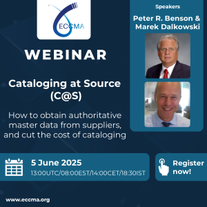 ECCMA Cataloging at Source - June 5, 2025 Webinar