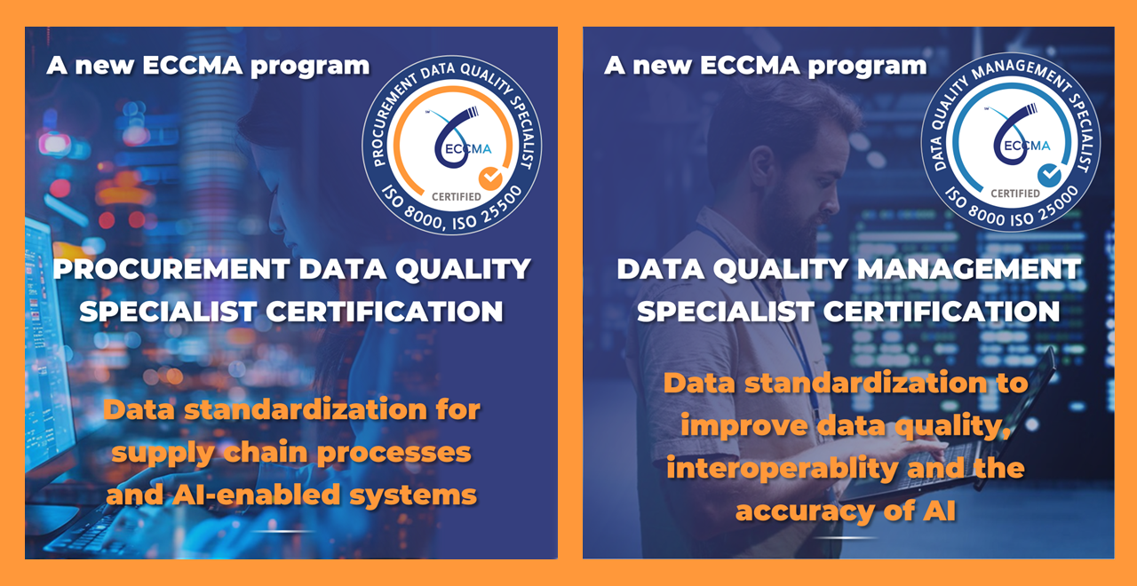 ECCMA Webinar Preview of ISO 25500 standards for supply chain interoperability